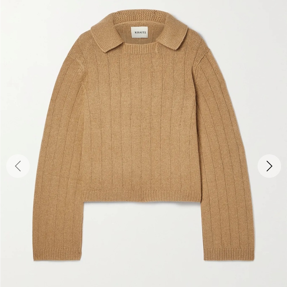 KHAITE
Mateo ribbed cashmere sweater